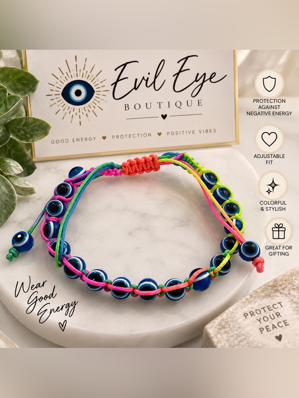 Neon Multicolor Adjustable Bracelet #60